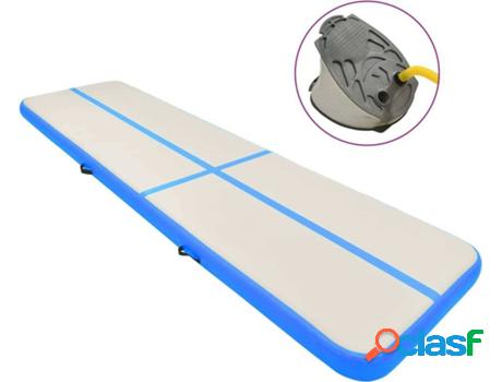 Esterilla de Yoga Inflable VIDAXL Azul con bomba