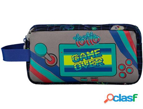 Estuche Doble TOTTO Gameru (24x12x8cm - Multicolor)