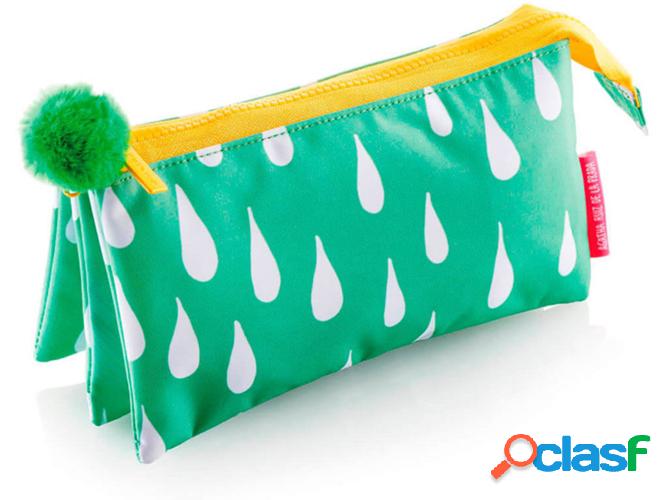 Estuche Triple AGATHA RUIZ DE LA PRADA Gotas (22.5x11.5x2cm)