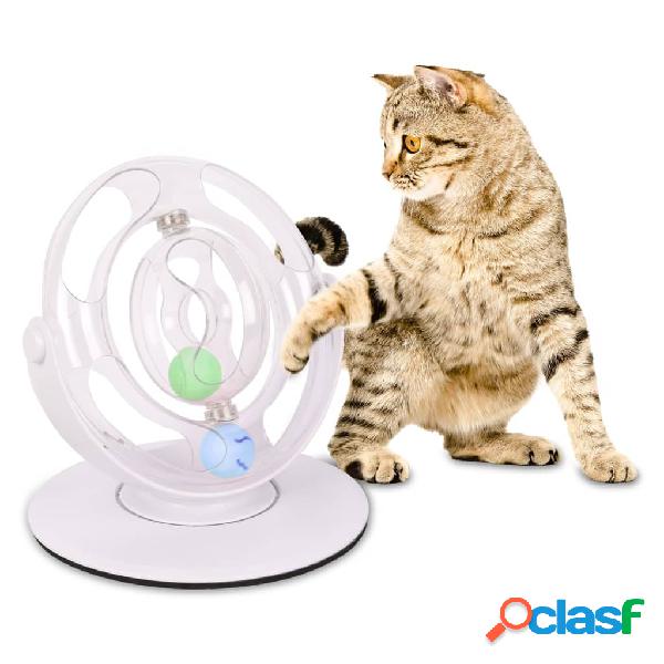 FLAMINGO Juguete electrónico para gatos Dita rueda