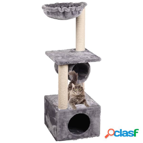 FLAMINGO Rascador para gatos Gulf gris 35x35x103 cm