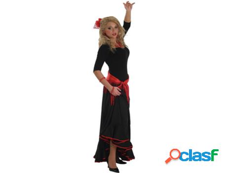Falda DISFRAZZES Flamenca O Rociera Negra (Talla: Talla