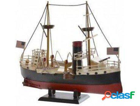 Figura HOGAR Y MÁS Barco Decorativa Vintage Americana De