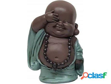 Figura HOGAR Y MÁS Buda Monje Mono Sabio