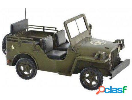 Figura HOGAR Y MÁS Coche Vehículo Militar Vintage