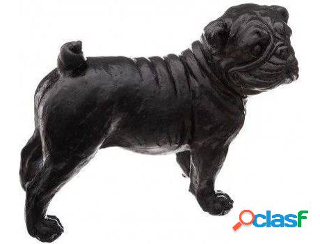 Figura HOGAR Y MÁS Decorativa Resina Dog Black (22,5x 10,5