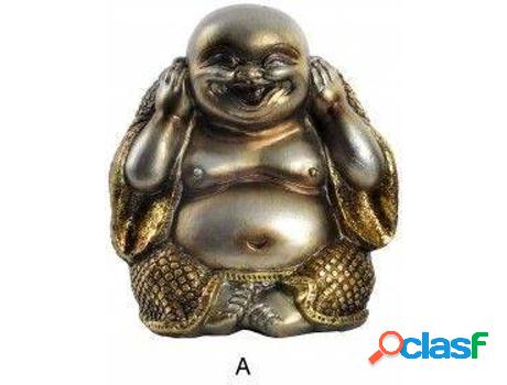 Figura HOGAR Y MÁS Divertido Buda Sentado Para Decorar