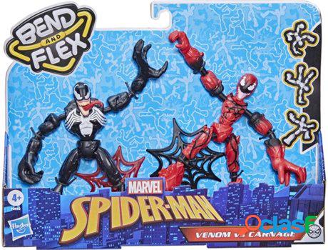 Figura de Acción SPIDER-MAN Venom vs Carnage Bend and Flex
