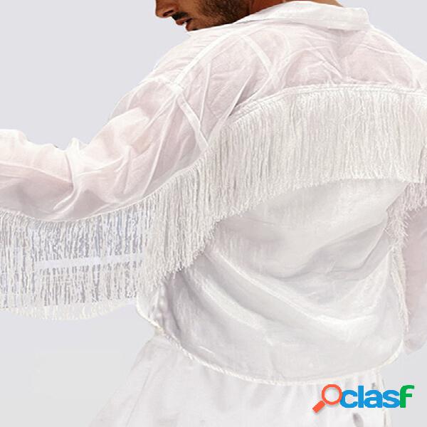 Flecos transparentes para hombre Camisa