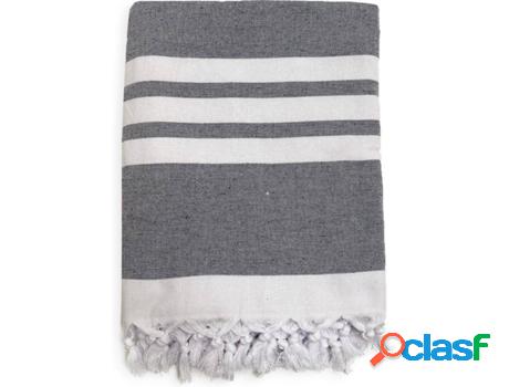 Foutá LE COMPTOIR DE LA PLAGE Forrada de Rizo Kandara Gris