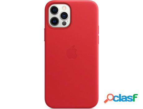 Funda MagSafe iPhone 12 / 12 Pro APPLE Piel Rojo