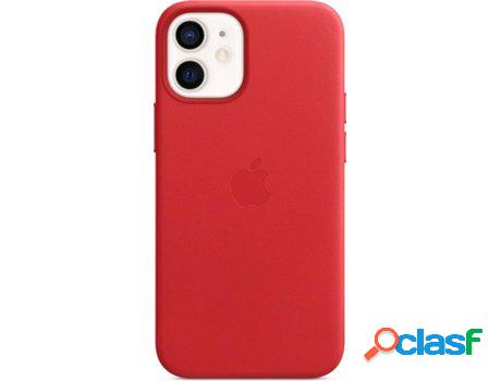Funda MagSafe iPhone 12 Mini APPLE Piel Rojo