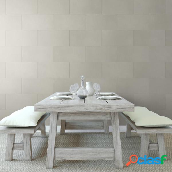 Grosfillex Baldosa de pared Gx Wall+ 11 uds piedra gris