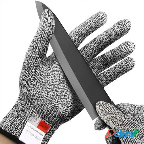 Guantes anti-corte 5 Grado de seguridad Prueba de corte de