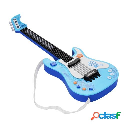 Guitarra pequeña para niños con luces y sonidos rítmicos