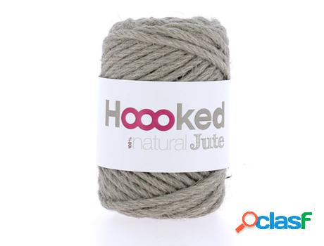 Hilo HOOOKED 100% Natural Jute Cinnamon Taupe Medium (Gris)