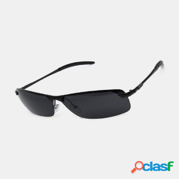 Hombre Black UV400 Gafas de sol polarizadas Gafas de