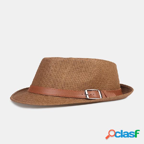 Hombres Paja Casual vendimia Todo-fósforo Transpirable