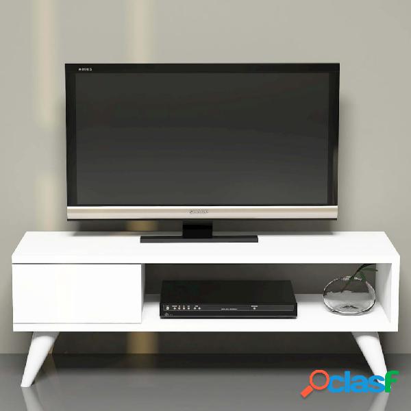Homemania Mueble para TV Maya blanco 90x30x33 cm