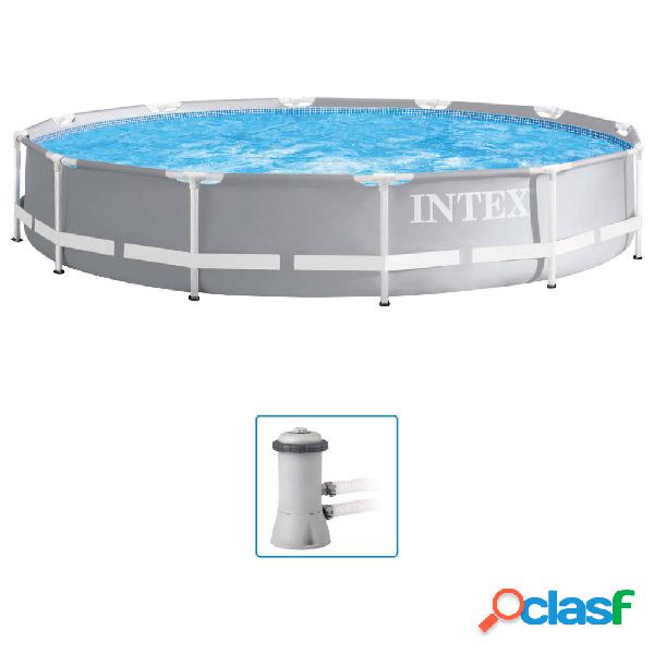 INTEX Prism Frame Premium Conjunto de piscina 366x76 cm