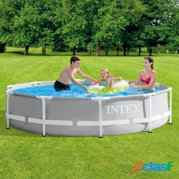 INTEX Set de piscina estructura de prisma calidad superior