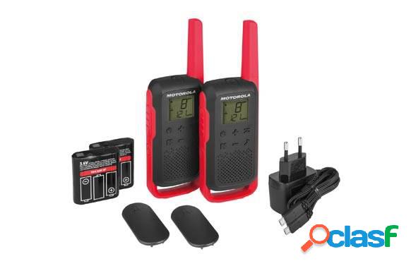 Intercomunicador walkie talkie Motorola T62 RED pack