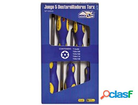 Juego 5 Destornilladores GLOBAL NETWORK Torx