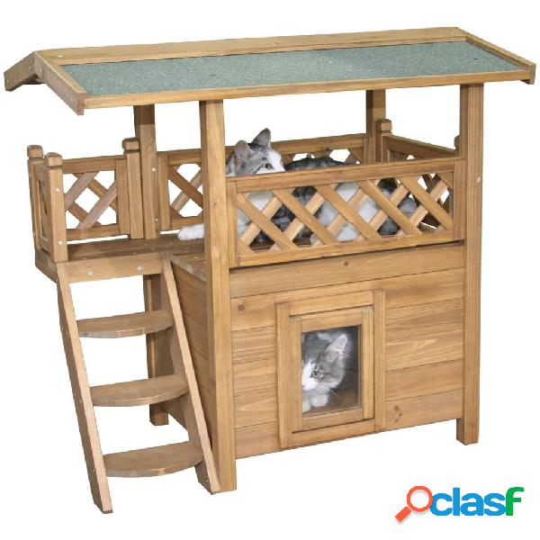 Kerbl Casa para gatos Lodge 77x50x73 cm