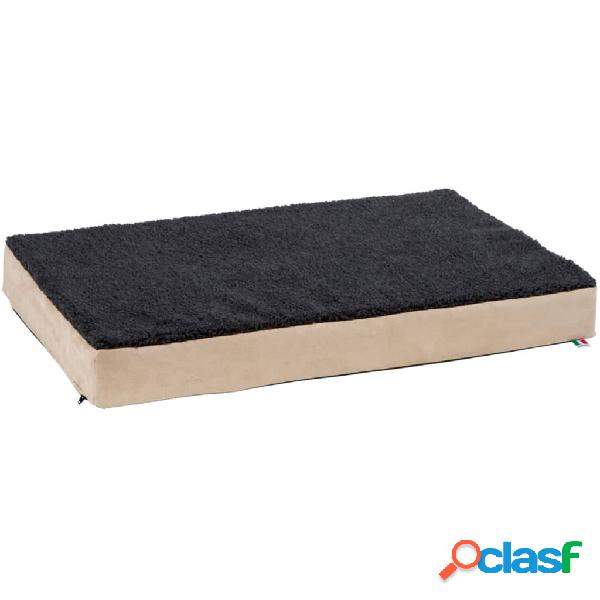 Kerbl Colchón viscoelástico de perro 100x60 beige y gris