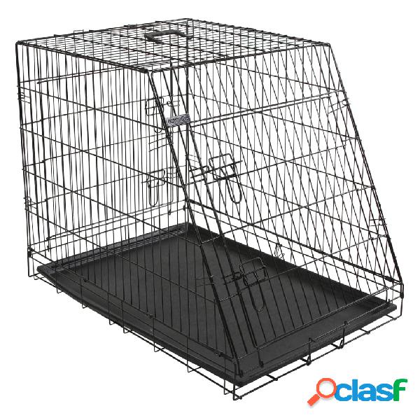 Kerbl Jaula para perros negro 92x63x74 cm