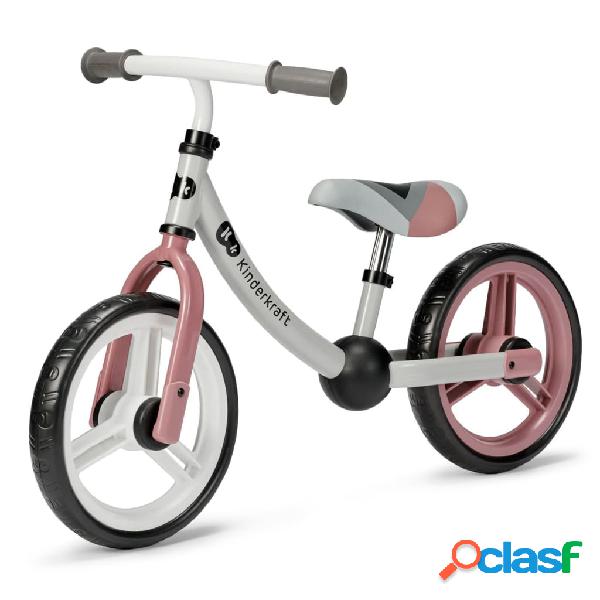 Kinderkraft Bicicleta sin pedales 2WAY NEXT rosa