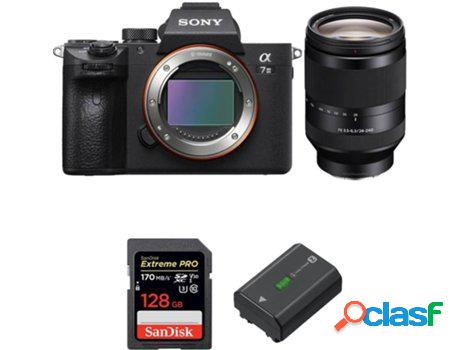 Kit Cámara Mirrorless, Objectivo y Accesorios SONY ALPHA 7