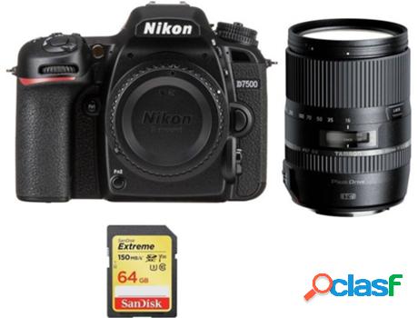 Kit Cámara Réflex NIKON D7500 + TAMRON 16-300mm F3.5-6.3