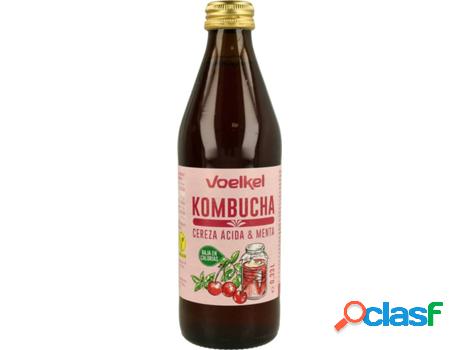 Kombucha Cereza y Menta Bio VOELKEL (330 ml)