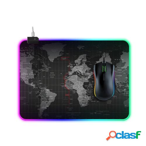 LED RGB Mouse Pad 14 Modos de iluminación Gaming Extra