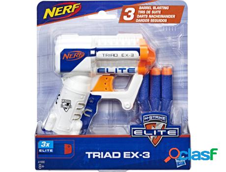 Lanzador NERF N-Strike Elite Triad EX-3 (Edad Mínima: 8