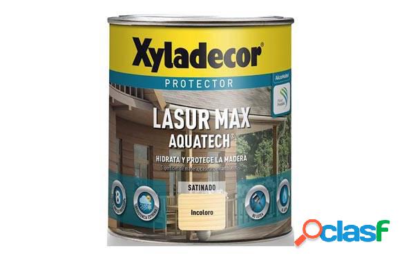 Lasur Max Xyladecor Extra Satinado Aquatech Incoloro 750ml