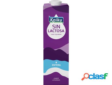 Leche Entera Sin Lactosa KAIKU (1 L)