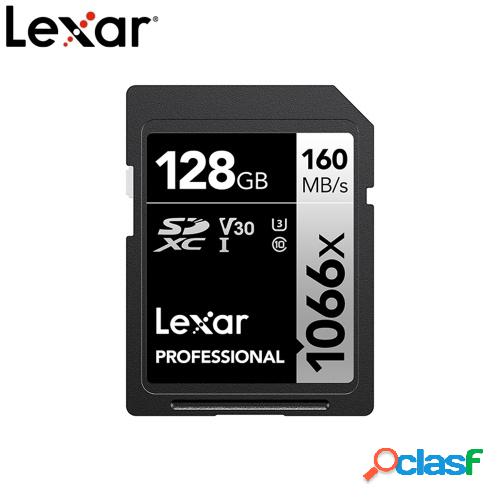 Lexar Professional 1066x Tarjeta de memoria SD de 128 GB C10