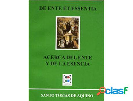 Libro Acerca Del Ente Y La Esencia de Tomas De Aquino