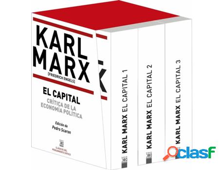 Libro Capital (3 Vols) de Karl Marx (Español)