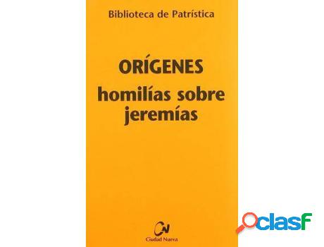 Libro Homilías Sobre Jeremías de Orígenes (Español)