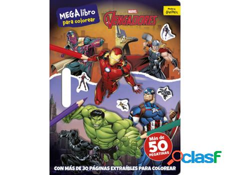 Libro Los Vengadores. Megalibro Para Colorear de Marvel
