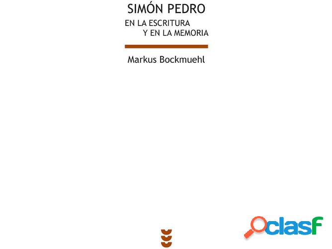 Libro Simón Pedro de Markus Bockmuehl (Español)