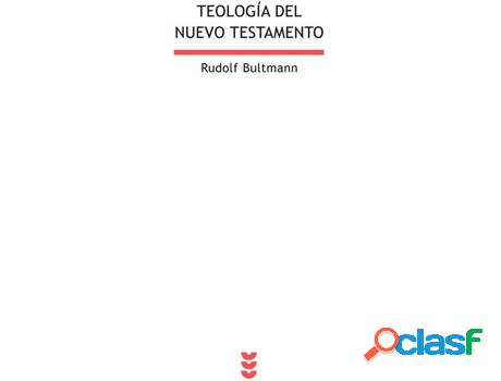 Libro Teología Del Nuevo Testamento de Rudolf Bultmann