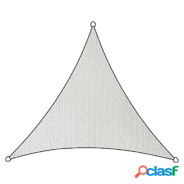 Livin'outdoor Toldo triangular Iseo HDPE blanco 3,6x3,6x3,6