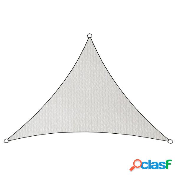 Livin'outdoor Toldo triangular Iseo HDPE blanco 3x2,5x2,5m