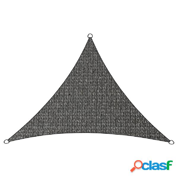 Livin'outdoor Toldo triangular Iseo HDPE gris 3x2,5x2,5m