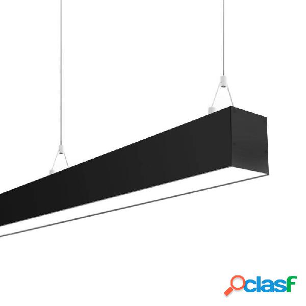 Lámpara colgante serk 70w 208cm triac regulable negro