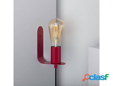 Lámpara de Pared LEDKIA Utala 132444 (Rojo - E27 - 40 W)